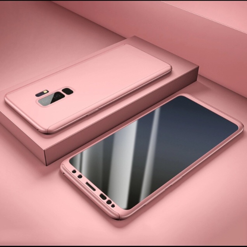 Galaxy S9 plus rose gold 360 Protection Case